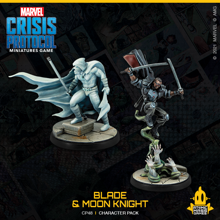 Marvel Crisis Protocol : Blade and Moon Knight Character Pack